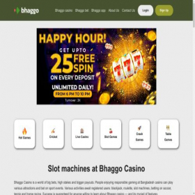 Скриншот главной страницы сайта bhaggo-casino-bd.com