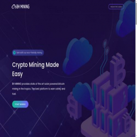 Скриншот главной страницы сайта bhmining.org