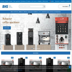 Скриншот главной страницы сайта bhs.lv