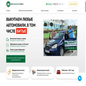 Скриншот главной страницы сайта bibaru.ru