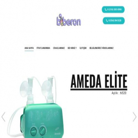 Скриншот главной страницы сайта biberon.com.tr