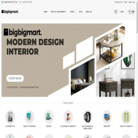 Скриншот главной страницы сайта bigbigmart.com
