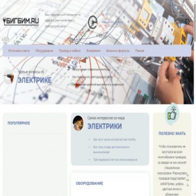 Скриншот главной страницы сайта bigbim.ru