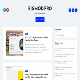 Скриншот главной страницы сайта bigmod.pro