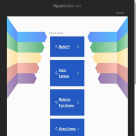 Скриншот главной страницы сайта bigsport-plus.com