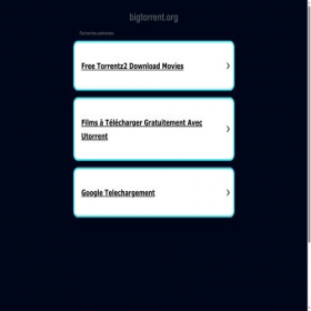 Скриншот главной страницы сайта bigtorrent.org