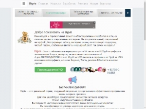 Скриншот главной страницы сайта bigvis.net