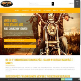 Скриншот главной страницы сайта bike-eco.fr