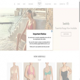 Скриншот главной страницы сайта bikiniculture.co.uk