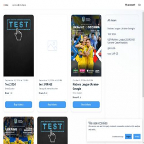 Скриншот главной страницы сайта bilet.mticket.pl