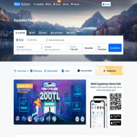 Скриншот главной страницы сайта biletdukkani.com