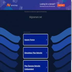 Скриншот главной страницы сайта bilgizamani.net