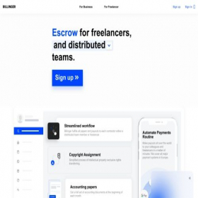 Скриншот главной страницы сайта billinger.io