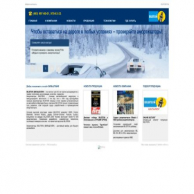 Скриншот главной страницы сайта bilstein-online.ru