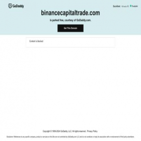 Скриншот главной страницы сайта binancecapitaltrade.com