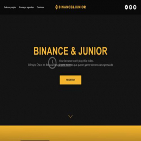 Скриншот главной страницы сайта binancejunior.com