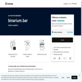 Скриншот главной страницы сайта binarium.bar