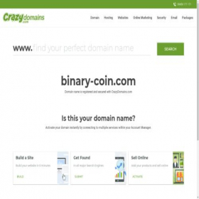Скриншот главной страницы сайта binary-coin.com