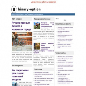 Скриншот главной страницы сайта binary-option.ru