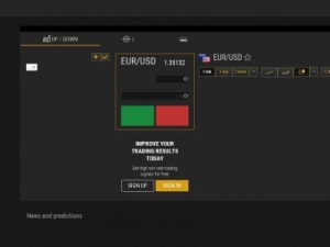 Скриншот главной страницы сайта binary.yardoption.com