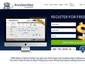Скриншот главной страницы сайта binaryoptionrobot.com