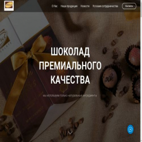 Скриншот главной страницы сайта bindchocolate.ru