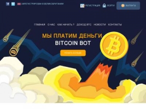 Скриншот главной страницы сайта bing-chance.ru