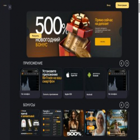 Скриншот главной страницы сайта bintradeclub.net