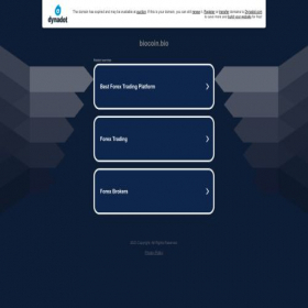 Скриншот главной страницы сайта biocoin.bio