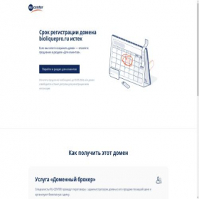 Скриншот главной страницы сайта bioliquepro.ru