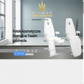 Скриншот главной страницы сайта biomak.pl