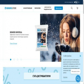 Скриншот главной страницы сайта bionord.store
