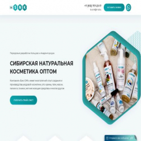 Скриншот главной страницы сайта biosnk.online