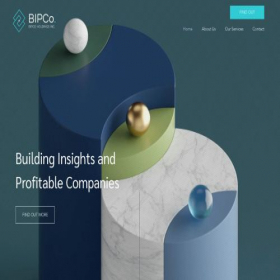 Скриншот главной страницы сайта bipco.biz