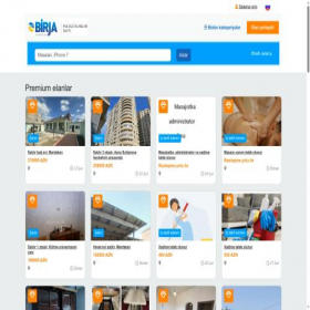 Скриншот главной страницы сайта birja.com
