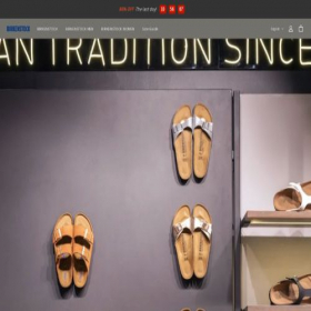 Скриншот главной страницы сайта birkenstock.love