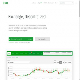 Скриншот главной страницы сайта bisq.network