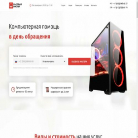 Скриншот главной страницы сайта bistri-master.ru