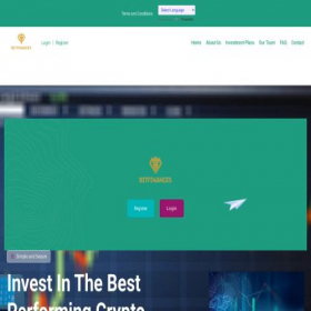 Скриншот главной страницы сайта bit-finances.org