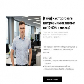 Скриншот главной страницы сайта bit-influencer.ru