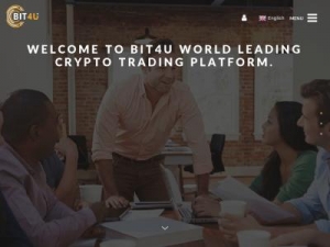 Скриншот главной страницы сайта bit4u.io