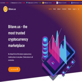 Скриншот главной страницы сайта bitave.us