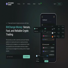 Скриншот главной страницы сайта bitchangemoney.live