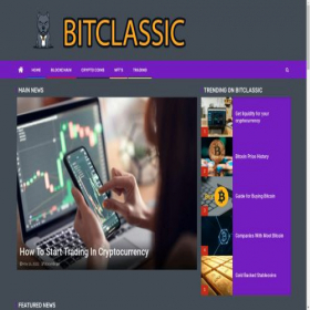 Скриншот главной страницы сайта bitclassic.org