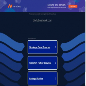 Скриншот главной страницы сайта bitclubnetwork.com
