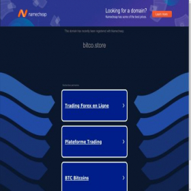 Скриншот главной страницы сайта bitco.store