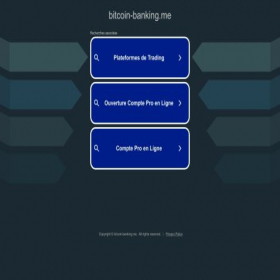 Скриншот главной страницы сайта bitcoin-banking.me