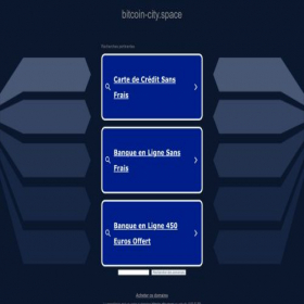 Скриншот главной страницы сайта bitcoin-city.space