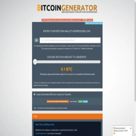 Скриншот главной страницы сайта bitcoin-exploit.com