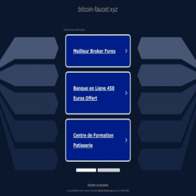 Скриншот главной страницы сайта bitcoin-faucet.xyz